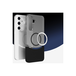 Coque en silicone magnétique double couche JoieCreatif pour Samsung Galaxy S24 FE compatible MagSafe, coque arrière antichoc Plus - Product Image 3