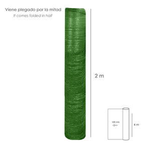 Rete Ombreggiante Verde 4.0 Metri, Rotolo da 100 Metri - Product Image 2