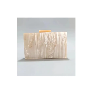 กระเป๋าคลัทช์เรซิ่นแฟชั่นสำหรับผู้หญิงของขวัญปาร์ตี้คลัทช์มือที่มีการตกแต่งที่สวยงามรูปทรงที่ไม่ซ้ำกัน - Product Image 3