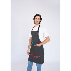 Delantal de Cocina Cruzado Desechable de Algodón Teddy Chef para Barbacoa, Barista, Barbero, Accesorio para Restaurantes, Navidad y Fiestas - Product Image 4