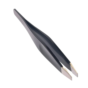 Pinces à épiler en acier inoxydable avec logo personnalisé pour extensions de cils et sourcils - Product Image 3