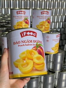 ลูกพีชกระป๋องคุณภาพสูงในน้ำเชื่อมเบาเหมาะสำหรับของหวานและเครื่องดื่มในราคาไม่แพง - Product Image 6