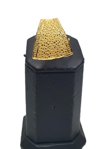 Ensemble de collier plaqué or 18KT au design solide classique haut de gamme nouveauté accessoire de mode - Product Image 4