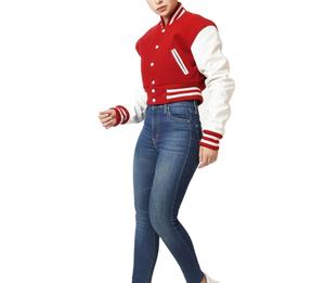 Veste universitaire courte confortable pour femmes, prix abordable, matière de qualité supérieure, vestes d'hiver pour femmes, fitness régulier - Product Image 4