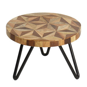 DESIGN DÉCORATIF DE QUALITÉ SUPÉRIEURE FÊTES DE MARIAGE DÉCORATION DE TABLE DESSERT SUPPORT À GÂTEAU EN BOIS AVEC SUPPORT EN MÉTAL POUR LES FÊTES - Product Image 1