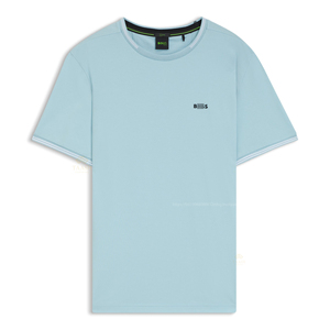 Camiseta informal de verano de lujo para hombre de diseño Original 100% algodón de talla grande versátil suelta de seda de hielo de manga corta - Product Image 3