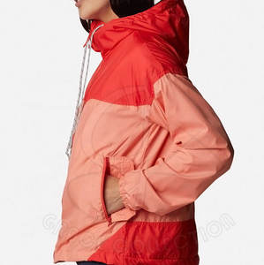 Chaquetas transpirables de moda para mujer de calle para chaquetas cortavientos de Hip Hop de color personalizado con capucha - Product Image 4