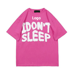 Camiseta serigrafiada de alta calidad 100% tela de algodón y Hip Hop Unique Styler Puff Printing T Shirt POR VIKY INDUSTRIES - Product Image 1