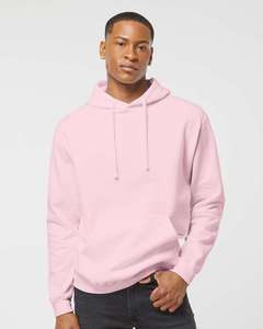 Tultex Fleece Hoodie Soft and Cozy 80/20 Ring-Spun Cotton/Polyester Blend Hoodies Heather Red Fleece Sweatshirts Lightweight - Product Image 5