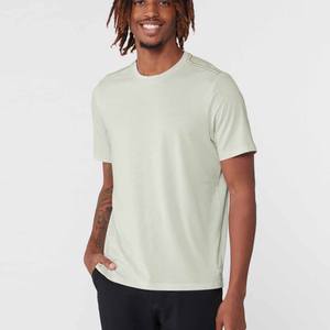 100 algodón camiseta personalizada impresa Color blanco camiseta de gran tamaño para hombres su propio diseño Logo impresión camiseta de secado rápido para hombres - Product Image 1