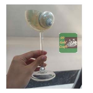 Copa de vino de concha natural hecha a mano, copa de concha única para restaurante, Hotel, Bar o ajuste de mesa de lujo - Product Image 3