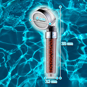 Pommeau de Douche Électrique avec Lumière LED RGB et Pierres Filtrantes, Style Relaxation et Ioniseur Purifiant pour Chaque Douche - Product Image 4