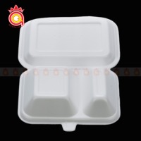 Boîte alimentaire en mousse pour déjeuner en gros livraison rapide 1-2-3 compartiments Récipient alimentaire en mousse à emporter au Vietnam