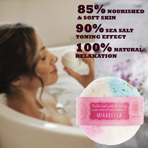 Bomba de Baño Efervescente Fizzy Spa Escape con Aroma Mirabella, Suavizante de la Piel, Hidratante, Hecha a Mano en Letonia, Marca Privada, Suministro al por Mayor para la UE - Product Image 4