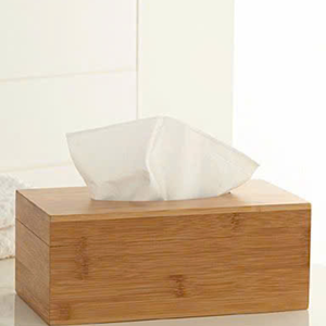 Support de boîte à mouchoirs en bambou élégant pour le stockage de mouchoirs rechargeables avec bords lisses pour la salle de bain ou l'espace de vie - Product Image 6