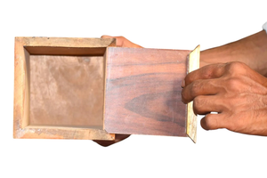 Urna de cremación de madera Ocean Wave, caja conmemorativa de Arte de resina hecha a mano para cenizas, urnas de cremación para cenizas de adultos - Product Image 6