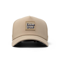Gorra Deportiva Impermeable Personalizada al por Mayor, 100% Poliéster y Spandex, con Logotipo de PVC, Gorra de Golf