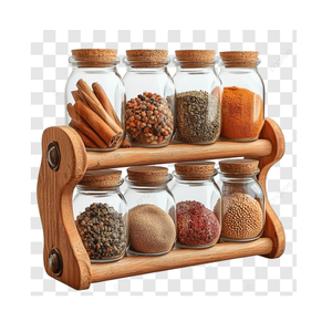 Wooden <b>Spice</b> <b>Jar</b> <b>Rack</b> Organizer Hot Selling <b>Spice</b> Holders for Home Restaurants Customized Sale - Product Image 4