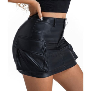 Shorts en cuir pour femmes, style tendance, cuir de vache véritable, respirant, écologique, coupe courte, tissu de haute qualité - Product Image 5
