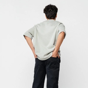 Microfibre personnalisée Street Wear T-shirt surdimensionné à épaules tombantes T-shirt personnalisé de haute qualité chemises lourdes pour hommes - Product Image 4