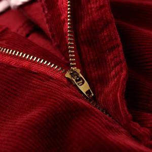 กางเกงผ้าลูกฟูกสำหรับผู้ชายเอวกลางกางเกงขาบานแนวธุรกิจลำลองฤดูใบไม้ร่วงฤดูใบไม้ผลิ - Product Image 2