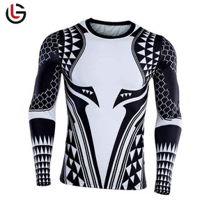 Protector de erupción MMA de alta calidad con diseño personalizado de manga largaBJJ Top con UPF50 OEM para su logotipo Excelente precio - Product Image 5