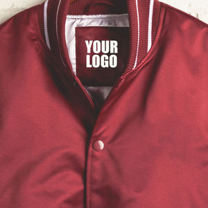 Veste en satin personnalisée avec nom d'équipe, vestes de démarrage pour hommes, vente en gros de vestes bomber en satin pour hommes, veste de baseball brodée personnalisée - Product Image 6