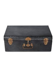Caja de maletero de almacenamiento Rectangular negra hecha a mano de gran oferta a bajo precio de la India - Product Image 3