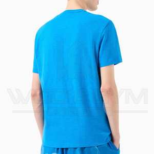 Nouveauté T-shirt à séchage rapide par sublimation avec logo personnalisé pour hommes 100% vêtements de sport décontractés en polyester avec logo à l'avant vêtements de rue - Product Image 2