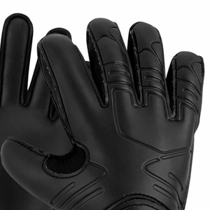 Gants de gardien de but en cuir unisexe antidérapants, protection des doigts, résistants à l'usure, durables, en PU épaissi, pour le football - Product Image 5