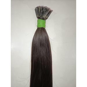 Extensions de cheveux vierges indiennes lisses en kératine 100% cheveux humains pré-collés I-Tip 8 pouces Inclut vague naturelle vague lâche - Product Image 3