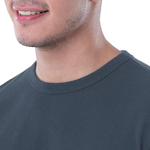 100% coton col rond Slim Fit hommes T-Shirt haute qualité sonnerie tricoté personnalisé impression numérique Logo solide OEM Service disponible - Product Image 6