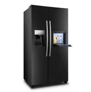 High Quality 28 Cu Ft 4-Door French Industrial Heavy-Duty <b>Refrigerator</b> with Touch Screen Audio Sound Equipment US Origin - Product Image 2