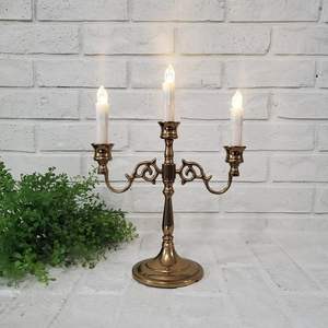 Candelabros de Metal modernos decorativos para fiestas nocturnas al aire libre de Navidad adecuados para decoración de cena de Evento de estilo de granja - Product Image 2