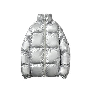 Chaqueta acolchada informal para hombre, Cazadora Bomber corta, abrigos de burbujas personalizados para invierno, novedad de 2022 - Product Image 6