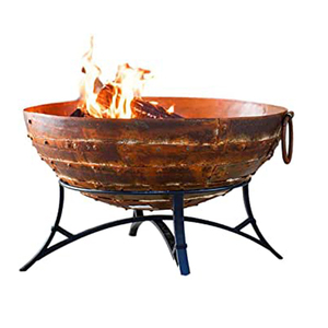 Outside Decorative Garden Metal Fire Pit Factory Supply Wood Burning Steel Log <b>Firepit</b> for <b>Camping</b> Grilling Smores Yard Cooking - Product Image 6