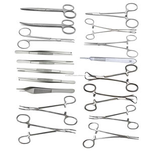 Ensemble d'instruments chirurgicaux de haute qualité A-1 VERITAS pour interventions chirurgicales mineures, 19 pièces, pour hôpitaux et cliniques |   instrument Hemolock Clipmedic - Product Image 4