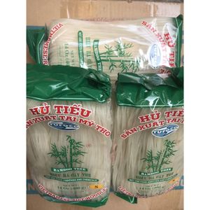 ก๋วยเตี๋ยวจากต้นไผ่ "Hu tieu" เส้นข้าวเวียดนาม2มม. 400กรัมส่งออกคุณภาพระดับพรีเมียม - Product Image 1