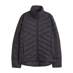 New Arrival Black Color Quilted Puffer Jacket for <b>Women</b> Custom Logo Breathable Fabric Cotton Filling Padded <b>Winter</b> <b>Parka</b> Jacket - Product Image 1
