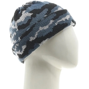 หมวกบีนนี่ผ้าขนแกะ100% ถักด้วยมือผ้าแจ็คการ์ดถักแบบไม่มีกระดุมพิมพ์ดิจิตอลหมวกฤดูหนาว2025สไตล์ใหม่ - Product Image 1