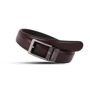 Ceinture en cuir lisse de qualité supérieure avec boucle à ardillon réglable et matériau doux au toucher pour tenue de bureau quotidienne pour hommes d'Inde - Product Image 1