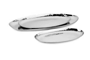 Bandeja de servicio de acero inoxidable, gran herramienta para organizadores de eventos, decoradores, catering para mantener la estética de higiene de presentación - Product Image 6