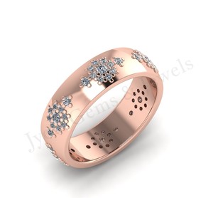 แหวน925แท้2025เป็นเงินสเตอร์ลิงสำหรับผู้หญิงแหวนปาร์ตี้สวมเพทายลายเกล็ดหิมะคลาสสิกเครื่องประดับขายดี - Product Image 5