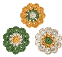 Grossiste Support blanc de haute qualité en coton tissé au crochet avec set de 6 sous-verres pour la cuisine fabriqué au Vietnam