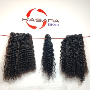 100% vague profonde couleur naturelle cheveux femmes cuticule aligné vague profonde indienne vente en gros fabricants extensions de cheveux humains traités - Product Image 1