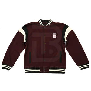 Chaqueta universitaria de lona de algodón 100% de alta calidad para hombre, recién llegada, diseño de bombardero personalizado, soporte con capucha, estilo Letterman, Invierno - Product Image 4