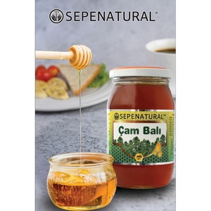 Miel de pin biologique naturel Sepe 480g en pot Mason |   Jus de pin turc de qualité supérieure, qualité alimentaire, 80% Brix, en vrac - Product Image 5