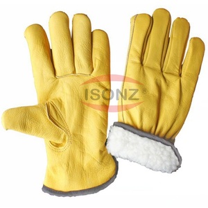 Guantes DE SEGURIDAD DE NUEVO ESTILO personalizables Guantes de cuero de conductor industrial para verano Invierno Protección de manos para trabajo Cabras Invierno - Product Image 1