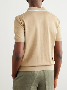 Camiseta Polo Bordada Personalizada de Alta Calidad para Hombre, en Algodón, con Combinación de Colores - Product Image 3