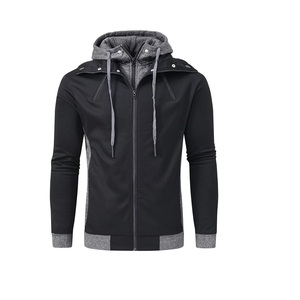 Men's Slim Fit Puffer Jacket Double Zipper Turtleneck <b>Fleece</b> <b>Hoodie</b> with Embroidered Tie Dye Design Pullover Outerwear Winter - Product Image 1